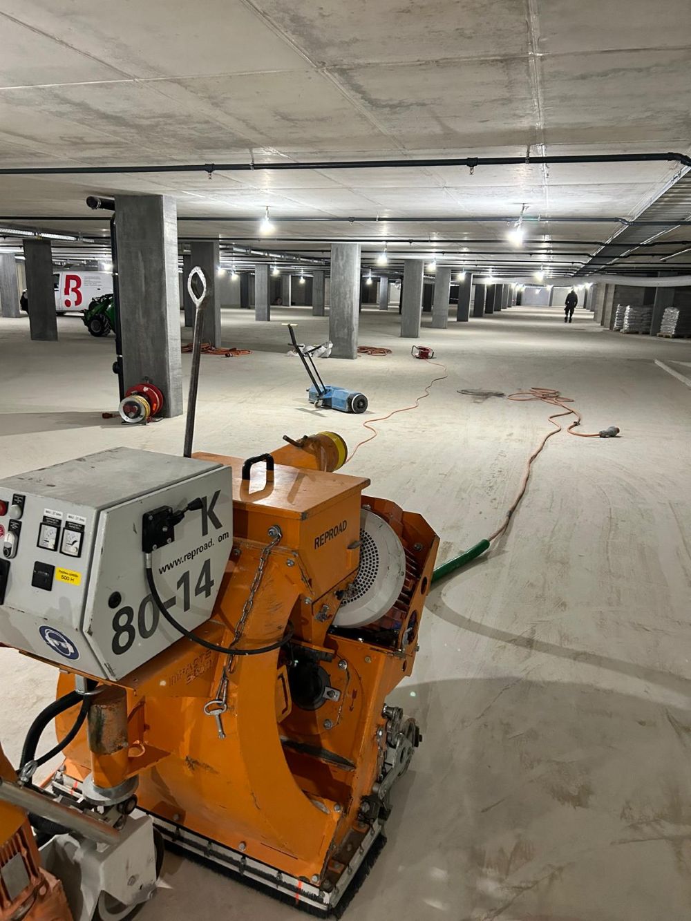 revêtement de sol en résine pour parking